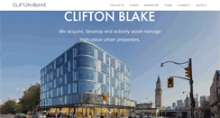 Desktop Screenshot of cliftonblake.com