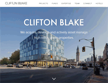 Tablet Screenshot of cliftonblake.com